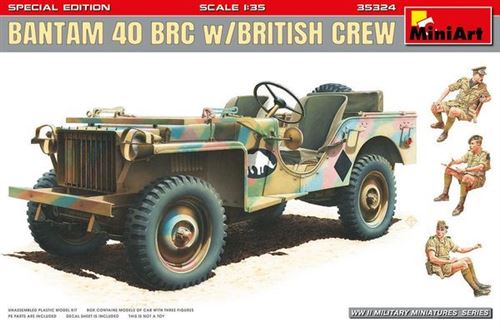 Bantam 40 Brc W/british Crew. Special Edition - 1:35e - Miniart