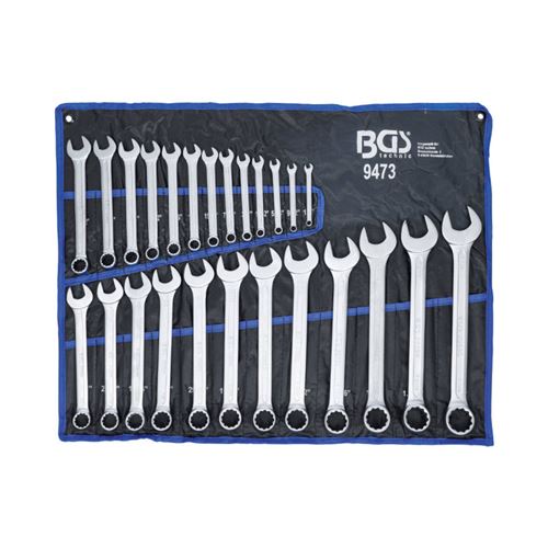 BGS Technic - Jeu de clés mixtes - 25 pièces - Dimensions en pouces - 1/4-1.1/4 - Image 2