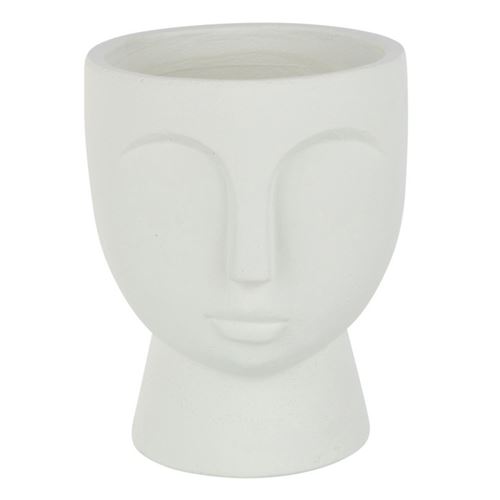 Paris Prix Gris Cache-Pot Visage - 22 Cm - Image 3