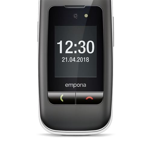 Emporia emporiaONE 6,1 cm (2.4 ) 80 g Gris, Argent Téléphone pour seniors