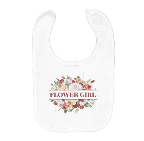 Fabulous Bavoir Coton Bio Flower Girl Bouquet Fleurs
