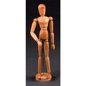Figure à la main, modèle à la main en bois, mannequin en bois artiste à