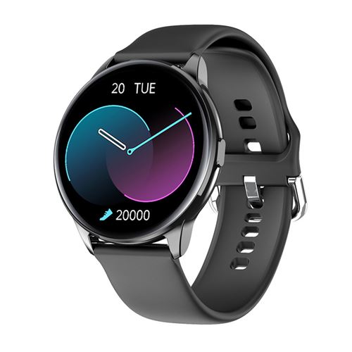 Montre Connectée VORMOR Etanche IP68,1,32'' Smartwatch Compatible Android iOS, pour Homme Femme -Noir
