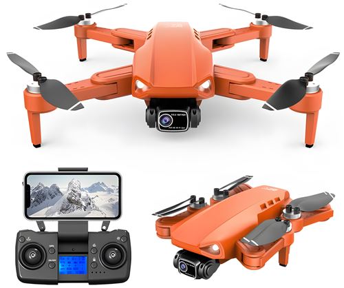 Drone SZSMART L900Pro Orange 4K Autonomie 25 min