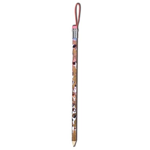 IMPEXIT - Crayon géant chien Saint Bernard en bois 38/1,5/1,5 cm