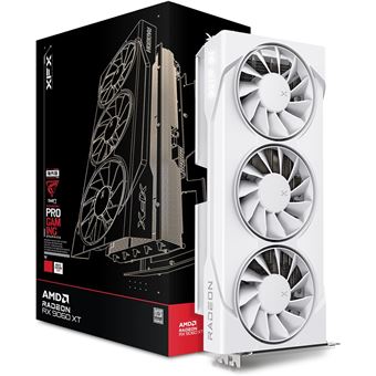 Carte graphique XFX Swift AMD Radeon RX 9060 XT OC White Triple Fan Gaming Edition 16 Go - 1