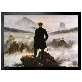 Caspar David Friedrich Paillasson Essuie-Pieds - Le Voyageur Contemplant Une Mer De Nuages, 1818 (70x50 cm) - Achat & prix | fnac