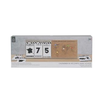 Calendrier décompte avant voyage The Home Deco Factory