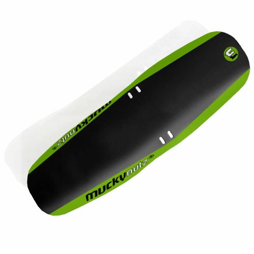 Muckynutz Face Fender X-Large Front Fork Mudguard Noir / Vert
