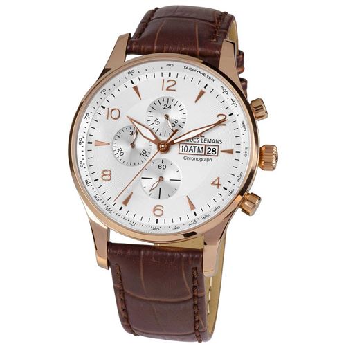 Jacques Lemans 1-1844F, Quartz, 44mm, 10ATM