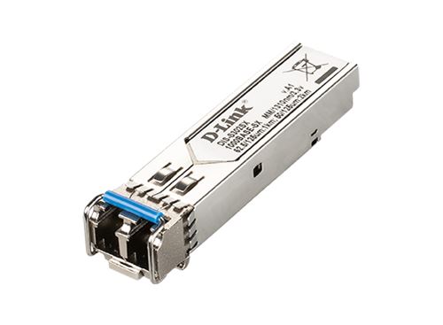 d-link 1-p mini-gbic sfp to 1000basesx multi-mode fiber transceiver 2km noir