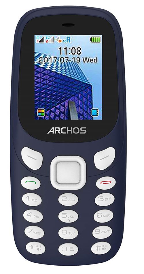 Archos Core 18f Téléphone Portable Et Lecteur Mp3, Lampe De Poche, Dual Sim, Bluetooth