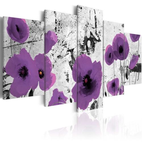 Tableau - Purple dissonance .Taille : 100x50