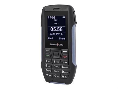 Swisstone SX567 - Téléphone mobile - double SIM - microSD slot - GSM - 0,3 MP - gris
