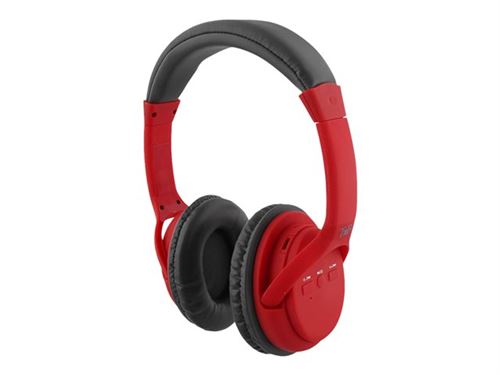 T'nB Hashtag Casque Bluetooth Rouge