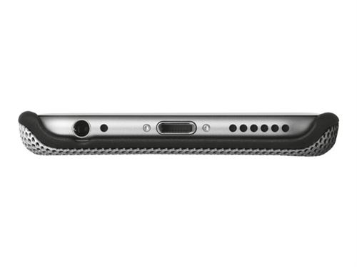 Urban Revolt Endura - Achterzijde behuizing voor mobiele telefoon - metaal, rubbercoating - zilver - voor Apple iPhone 6