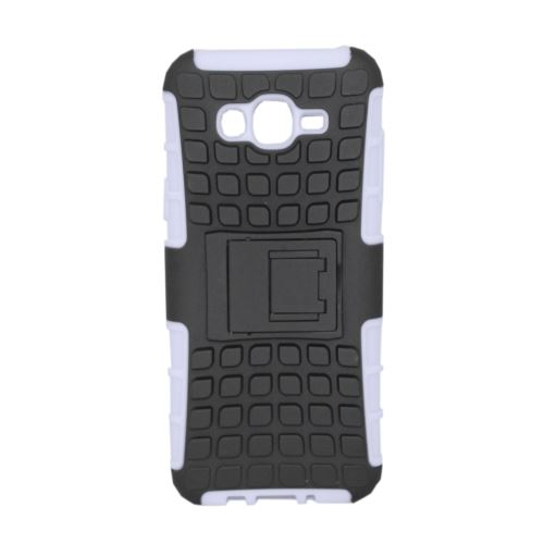 Coque Anti Choc Pour Samsung Galaxy J3 2016 Modèle Spider - Blanc