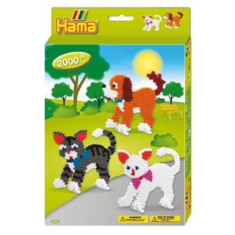 Boite De Perles A Repasser Hama Chien Et Chats Perle Achat Prix Fnac