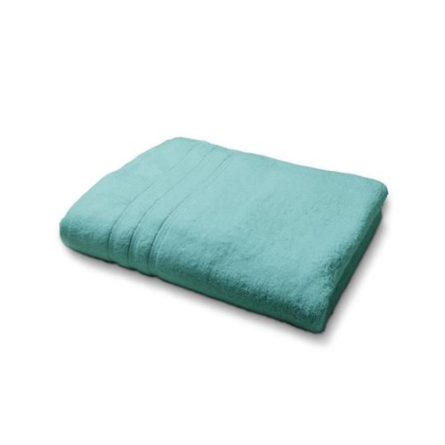 TODAY Drap de bain - 100% coton 500 g/m²- 70 x 130 cm - Vert diabolo menthe