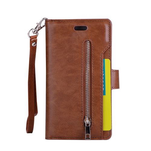 Coque Folio avec multi-fente pour Apple iPhone 11 6.1 - Brun