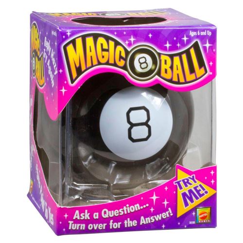 Mattel Magic Eightball 9 cm noir