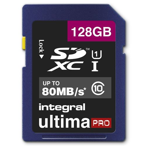 Integral UltimaPro - flashgeheugenkaart - 128 GB - SDXC UHS-I