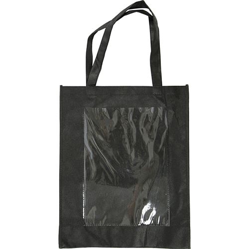 Creative sac avec façade en plastique 42 x 34 x 12 cm noir