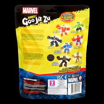 Figurine Goo Jit Zu Marvel Black panther 11 cm Noir et Gris