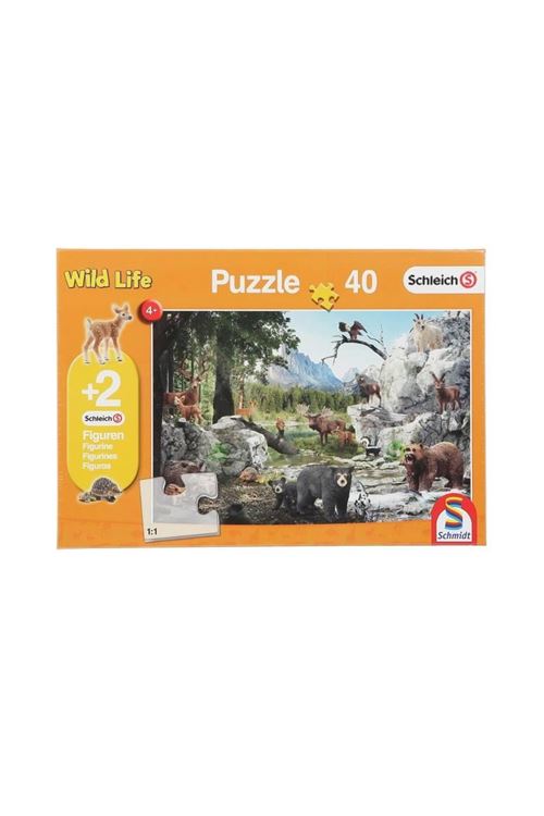 SCHMIDT SPIELE Puzzle Les animaux de la foret - 40 pieces