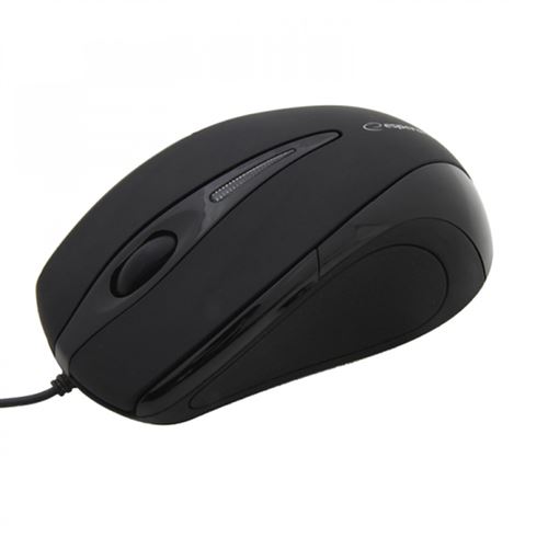 Esperanza Noir Em102k - Souris - Optique - 3 Boutons - Filaire - Usb