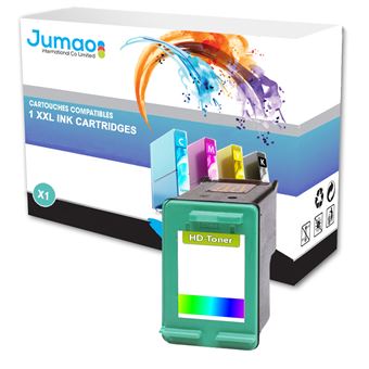 Cartouche d'encre Couleur 21 ml compatible pour HP 350 XL, HP Photosmart C4380 C4340 - Jumao - - 1