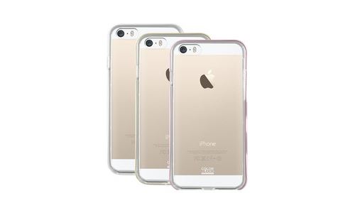 Pack de coque de protéction + 3 contours Colorblock pour iPhone 5/5S/SE
