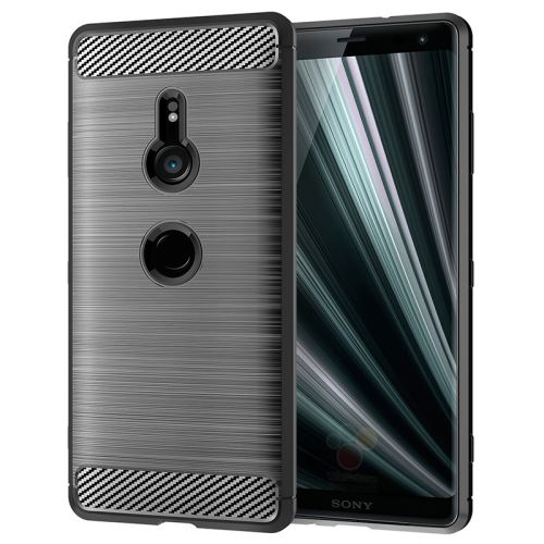 Housse étui TPU Anti-chute pour Sony Xperia XZ3 - Gris -4019