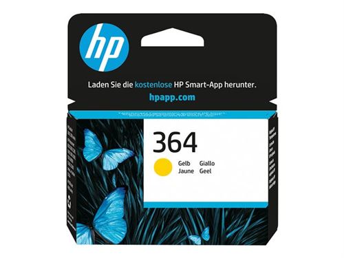 HP 364 - jaune - originale - cartouche d'encre