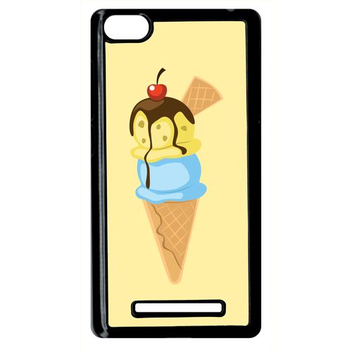 Coque Xiaomi Mi 4i Glace Cornet Jaune