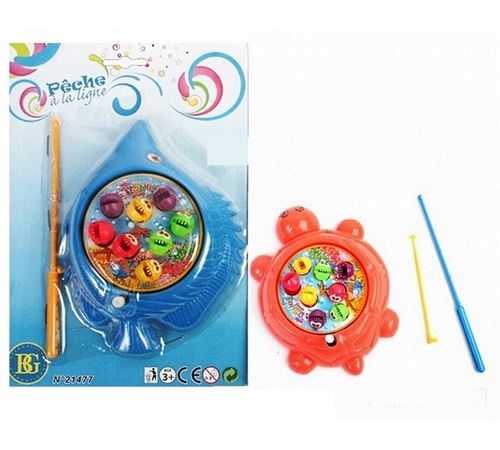 Plateau Peche A La Ligne Forme Poisson 14 X 10 Cm Jeu Societe