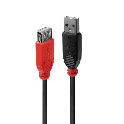 Lindy USB 2.0 Slimline Active Extension Cable - USB-verlengkabel - USB (M) naar USB (V) - 5 m