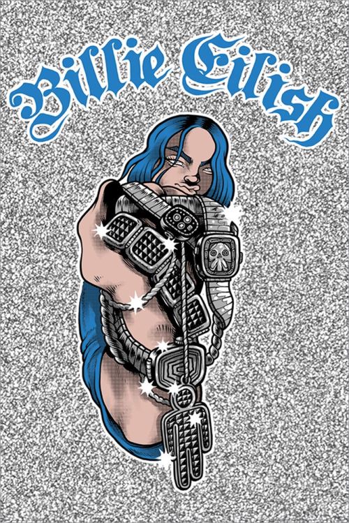 Billie Eilish Maxi Poster 61 x 91,5 cm Bling