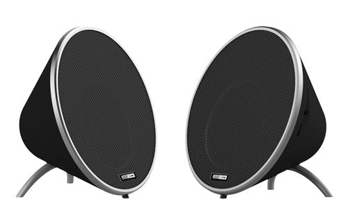 Altec Lansing Twin - Luidsprekers - draadloos - Bluetooth - 5 Watt - zwart