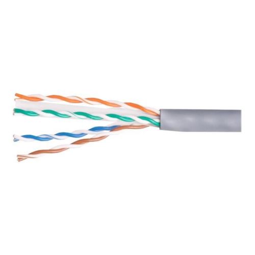 equip Câble en vrac 305 m UTP CAT 6 IEEE 802.5 sans halogène, solide gris
