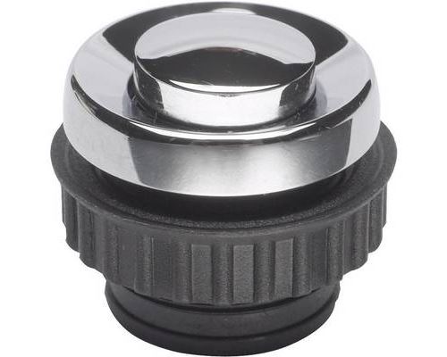 Grothe 62054 Bell Button 12V Chrome Silver Alloy Corrosion-Resistant
