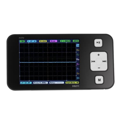 KKmoon 2.8 TFT Mini ARM DSO211 Oscilloscope Digital 200KHz 1MSa/s USB Interface