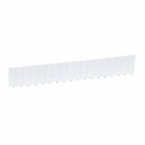 Obturateur 18 modules - Blanc