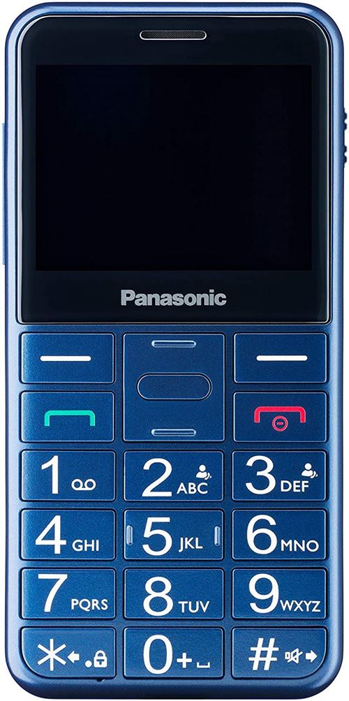 Panasonic KX-TU150, Téléphone Portable GSM, Capacité: 32 GB, [Italia] Bleu