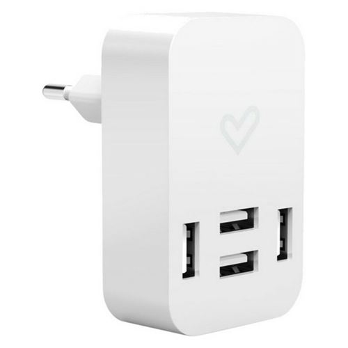 energy sistem cargador home 4.0a quad usb