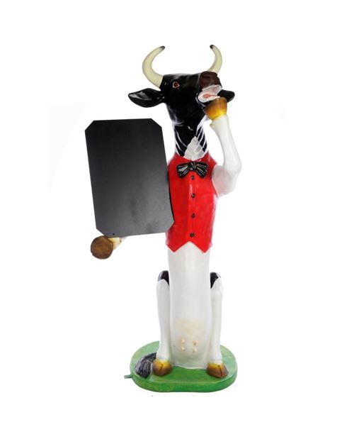 Stop Trottoir Tableau Statue Vache En Resine 177 Cm Achat Prix Fnac