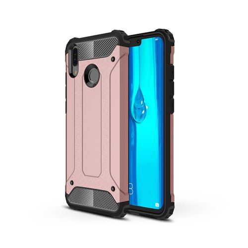 Coque en TPU armure de protection hybride or rose pour votre Huawei Y9 (2019)/Enjoy 9 Plus