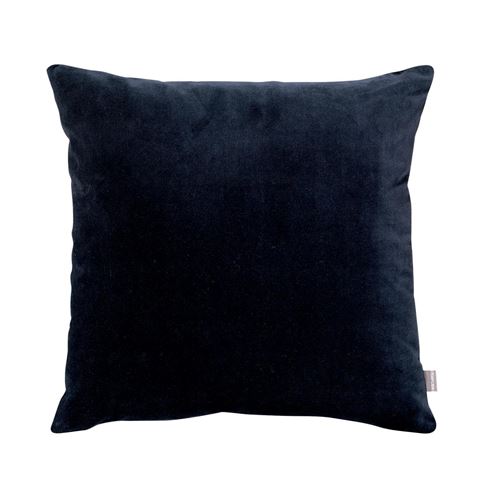Coussin uni Elise cobalt 45 x 45 cm Vivaraise