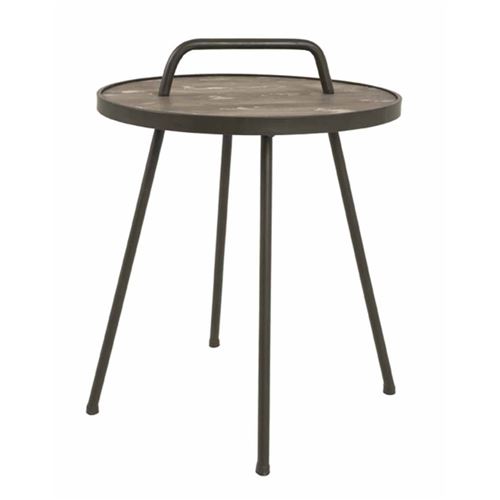 Paris Prix Noir Table D'appoint Vintage Hodo 65Cm - Image 3