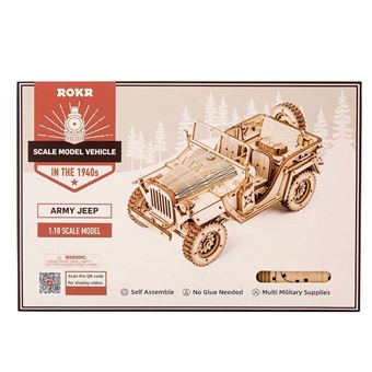 Puzzle en bois Jeep Willys